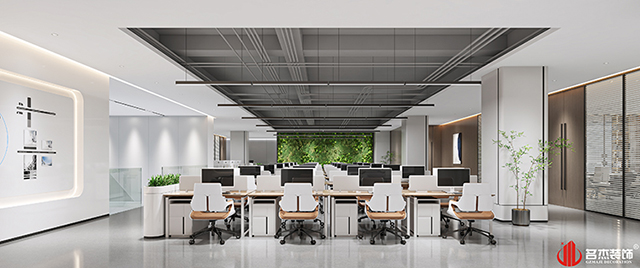 開放辦公區(qū)設(shè)計效果