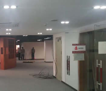 尚惠集團辦公室裝修施工現場