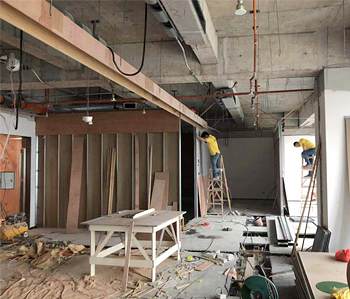 海程藥業500方辦公室裝修項目開工啦！