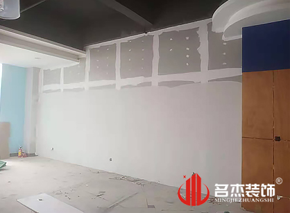 巡工地日記，佛山宏威路服裝展廳裝修項目進行中