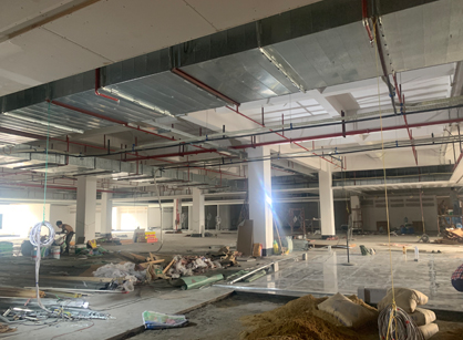 巡工地日記，英達輝藥業辦公室裝修項目進行中