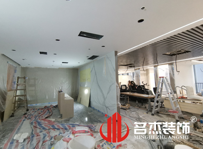 巡工地日記，南訊股份辦公室裝修項(xiàng)目緊張進(jìn)行中