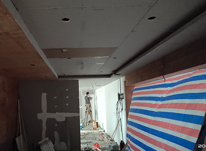 巡工地日記，泰克威科技辦公室裝修項目緊張進行中