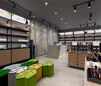 蝶蕊花植物化妝品專賣店設(shè)計(jì) 蝶蕊花植物化妝品專賣店設(shè)計(jì)