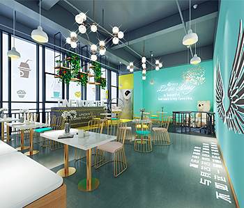 蘿崗敏捷廣場奶茶店設計 蘿崗敏捷廣場奶茶店設計