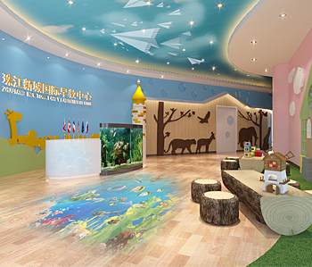 珠江新城國際早教裝修設計 珠江新城國際早教裝修設計