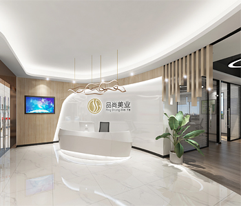 品尚美業化妝品辦公室裝修 品尚美業化妝品辦公室裝修