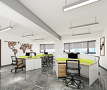 一品文化發展個性辦公室裝修設計